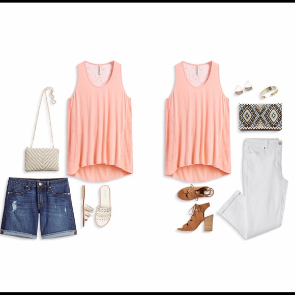 Stitch Fix Sweet Gray Top - Picture 2 of 7